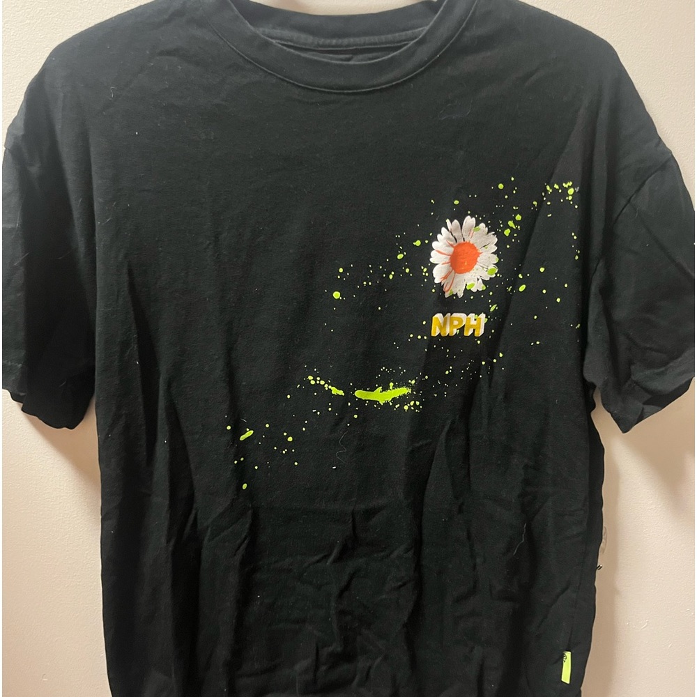 Black graphic tee